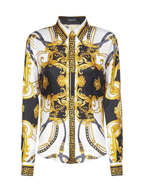 versace shirts women|versace long sleeve shirts women's.